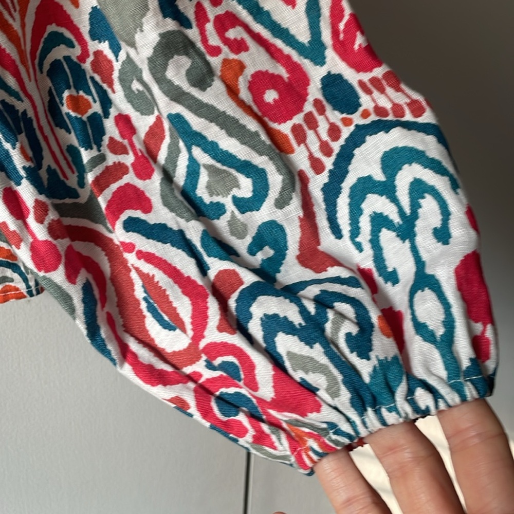 Boden Multicolor Patterned Blouse - image 6